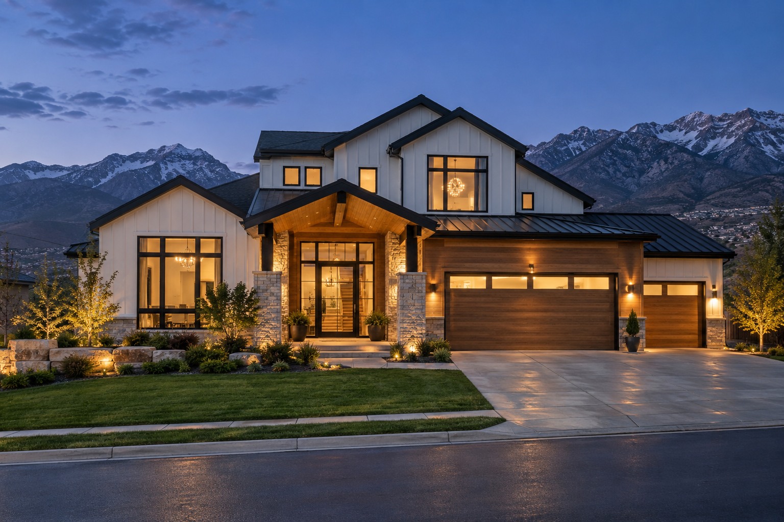Architectural inspiration for a Utah home with a coordinated exterior